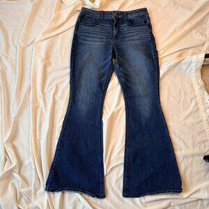 American Eagle Jeans – Size 12 Regular – Dark Wash Flare Denim